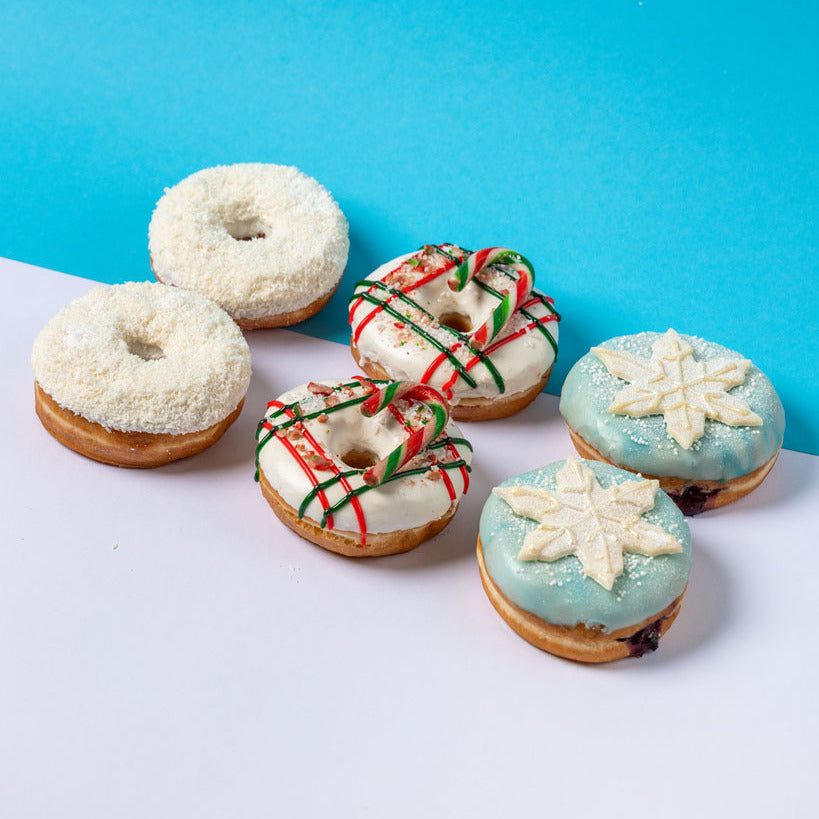 "Vegane Weihnachten" Donut Geschenkbox (VG)