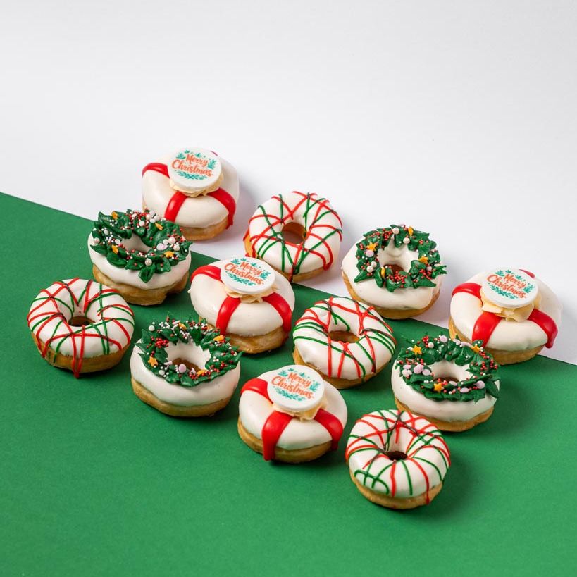"Weihnachten Special" Mini-Donut Geschenkbox