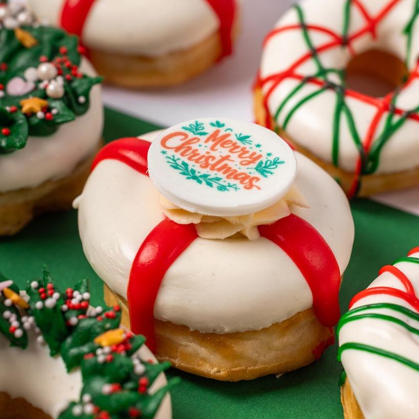 "Weihnachten Special" Mini-Donut Geschenkbox
