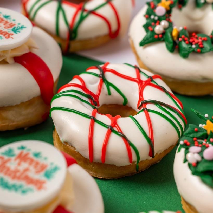 "Weihnachten Special" Mini-Donut Geschenkbox